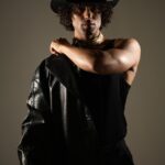 male, fashion, portrait, editorial, lighting, outfit, man, masculinity, photography, bold, pose, jacket, hair, creative, fashion, aesthetic, studio, mysterious, contrast, artistic